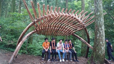 圖五、淡江建築【森林木十人】師生團隊作品-【脊森】。