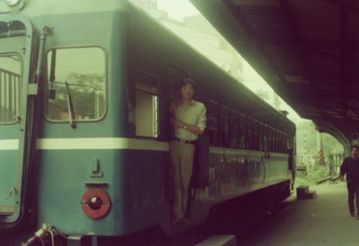1980年代淡水線新北投車站(照片提供：吳昭明先生)