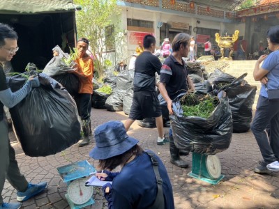 小花蔓澤蘭磅重中(新竹分署提供)