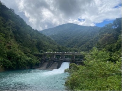 烏來地區阿玉壩(烏來林業生活館提供)