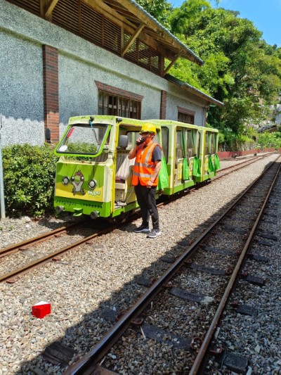 烏來台車員工駕駛車輛通訊教育訓練情形(林業保育署新竹分署提供)