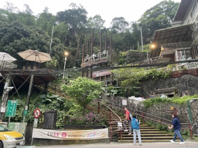 烏來台車站入口處現況。(林業保育署新竹分署提供)