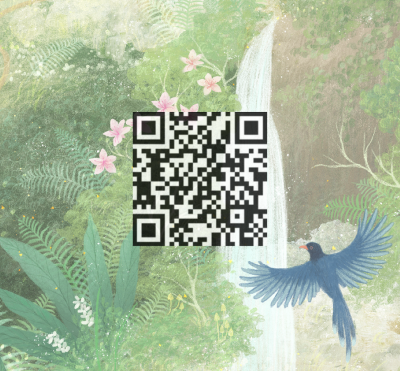 掃碼觀看《雲來之瀧．秘境傳說》前導影片(烏來林業生活館提供)