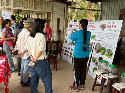 圖二、協會長期與新竹縣政府及林業保育署新竹分署合作，參與許多生物多樣性保育推廣活動。