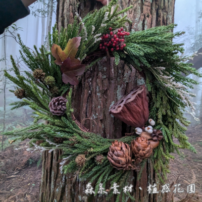 圖4.和親友來一趟手作之旅，並把永續耶誕花圈帶回家(新竹分署提供)