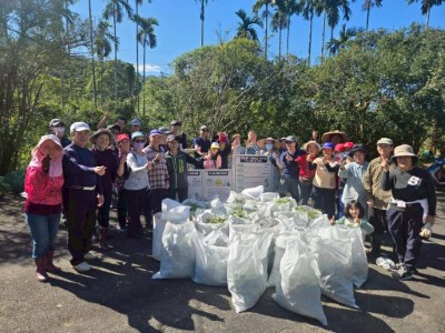 圖1-除蔓成果計120公斤(三峽工作站提供)