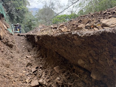 圖二、邊坡下方地基須加固(新竹分署提供)