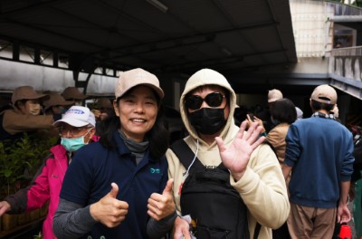 圖六、民眾連續五年積極參加植樹節活動，響應臺灣原生綠(新竹分署提供)